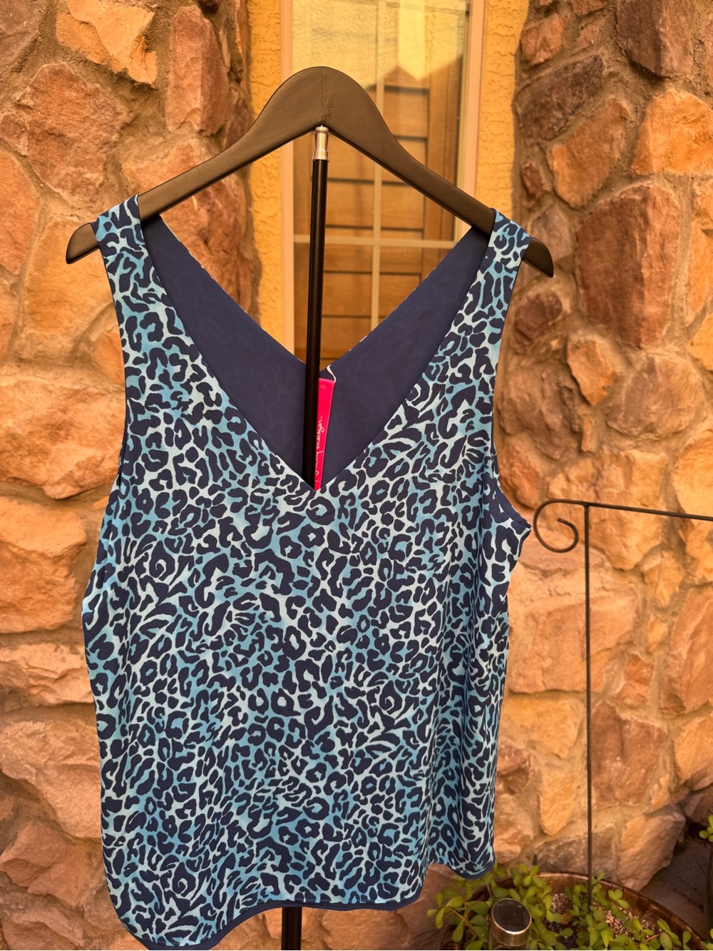 Lilly Pulitzer Floorin Sleeveless V-Neck Tank Top